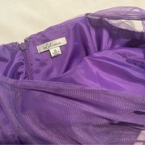 Liliana purple dress